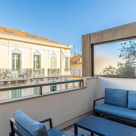Superb One Bedroom Flat And Terrace - Center * 戛纳